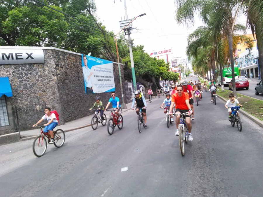 Convocan a rodada ciclista en Cuernavaca por a€œLa vuelta a la bicia€