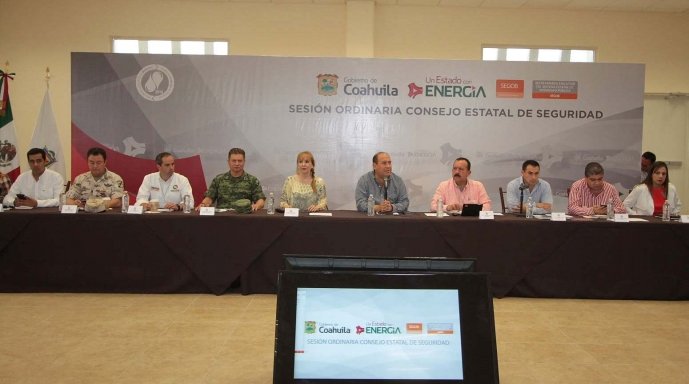 Encabeza Gobernador Rubén Moreira Consejo Estatal de Seguridad