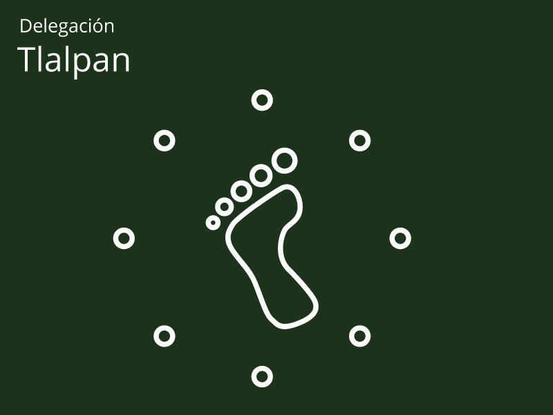 Plantón en la Delegación Tlalpan