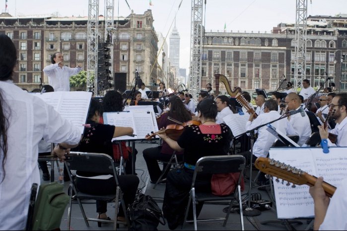 Conciertos de bandas y orquestas de la CDMX en el ZÃ³calo capitalino 