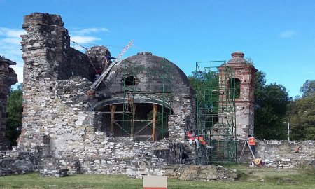 Intervienen vestigios del Ex Convento de Santa MarÃ­a de las Nieves en Tlaxcala 