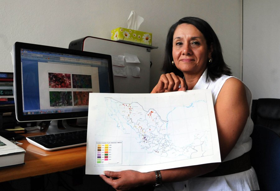 CREA LA UNAM PRIMER MAPA DE INCENDIOS FORESTALES DE GRAN RELEVANCIA EN EL PAÍS