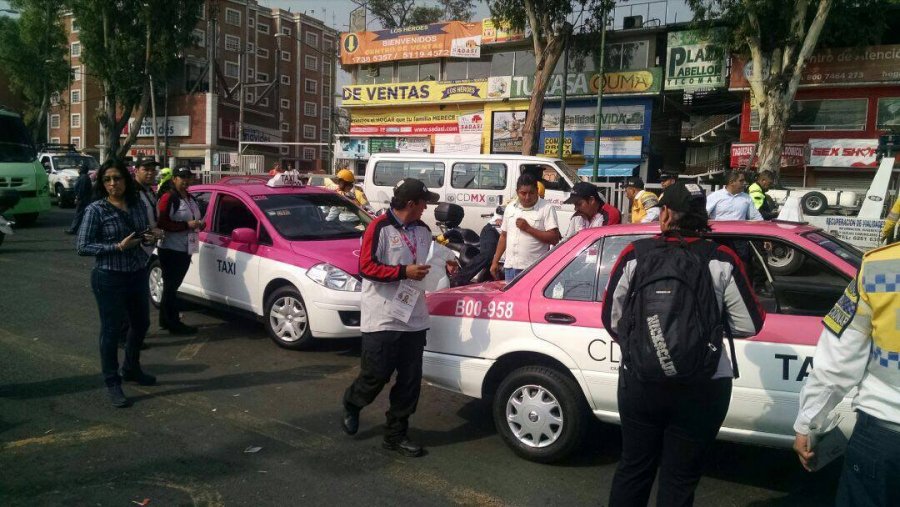 CONTINUA SEMOVI ACCIONES DE REORDENAMIENTO AL TRANSPORTE PÚBLICO EN INDIOS VERDES