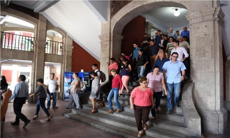 Se realiza con Ã©xito simulacro de sismo en Casa Morelos