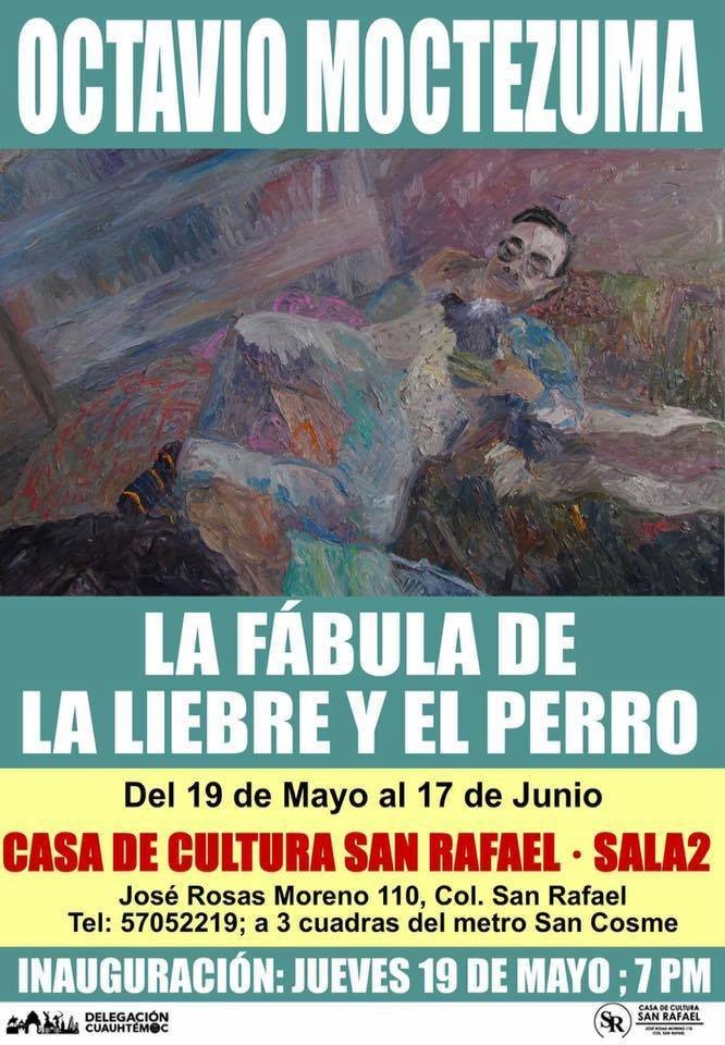 Inaugurarán la exposición La fábula de la liebre y el perro de Octavio Moctezuma