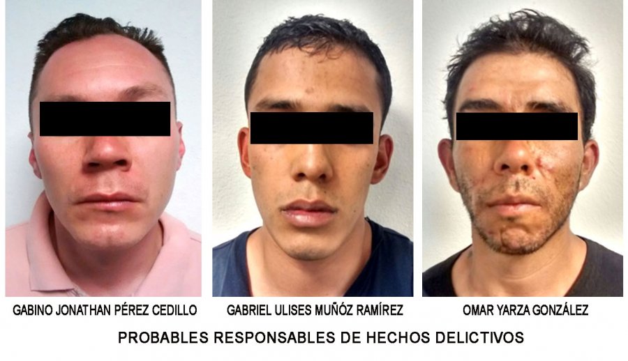CONSIGNA LA PGJ CAPITALINA A TRES IMPLICADOS EN NARCOMENUDEO DETENIDOS EN FLAGRANCIA