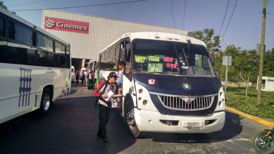 SEMOVI implementa reordenamiento al transporte público concesionado en el Cetram Rosario.