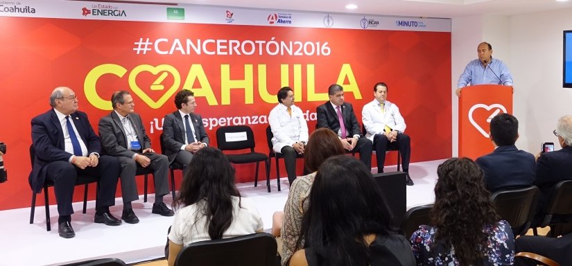 Presenta Rubén Moreira campaña Cancerotón Coahuila 2016