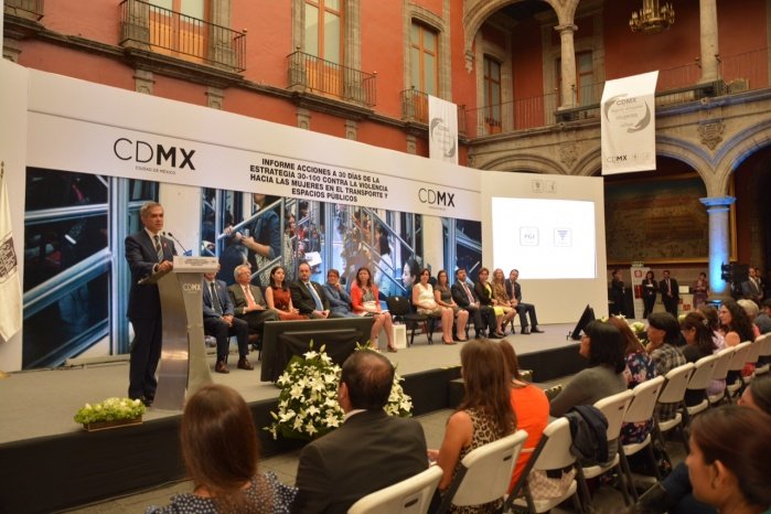Presenta Jefe de Gobierno avances en Estrategia 30-100 contra la violencia hacia las mujeres