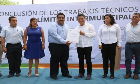Entrega gobierno del estado carpeta de delimitaciÃ³n a Cuautla con municipios vecinos