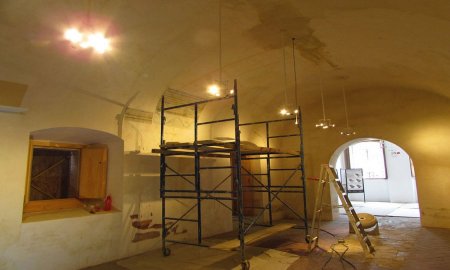 RESTAURAN ACABADOS ARQUITECTÃ“NICOS DEL EX CONVENTO DE SAN PABLO, EN OAXACA