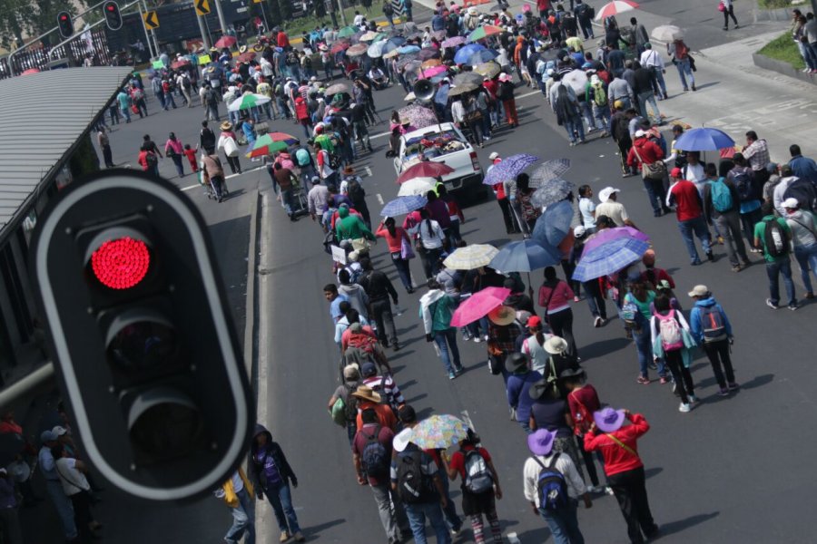 Despliega SSP CDMX operativo para vigilar marcha convocada por maestros