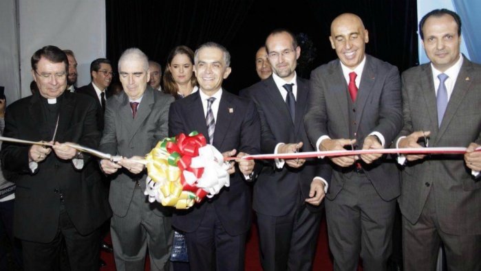 Inaugura Jefe de Gobierno réplica de la Capilla Sixtina en el Monumento a la Revolución