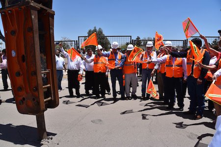 Inicia Miguel Pompa Obras en Cananea de Fondo Minero