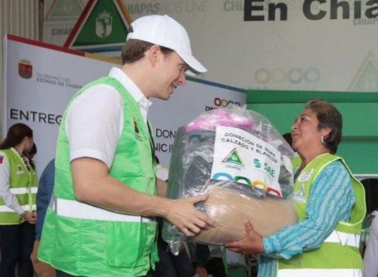 En Chiapas se han entregado 200 toneladas de ayuda humanitaria a familias damnificadas: MVC