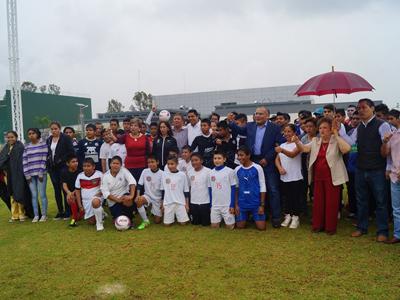 Gobierno pone en marcha programa a€œFútbol por la inclusióna€ en Oaxaca