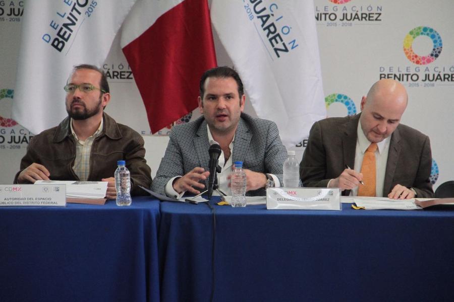 Se ejercerán 31.4 mdp en obras para las ocho colonias donde operan Parquímetros en Benito Juárez