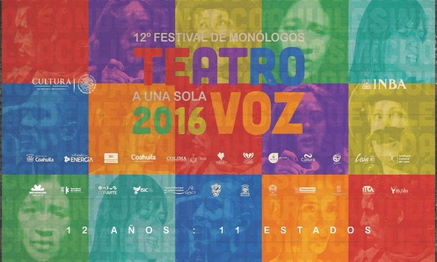 Se llevará a cabo la doceava edición del Festival de Monólogos - Teatro a una sola voz