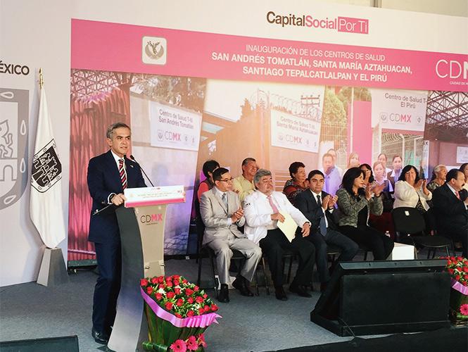Ponen en marcha 4 centros de salud en la CDMX