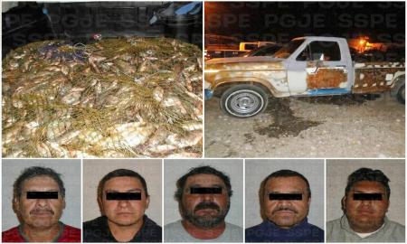 Aseguran en Yuriria a cinco personas por pesca ilegal