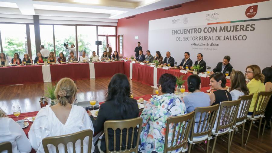 Se reúne Aristóteles con mujeres del sector agropecuario de Jalisco
