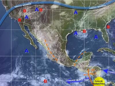 Onda tropical número 7, propiciará tormentas puntuales fuertes en Oaxaca
