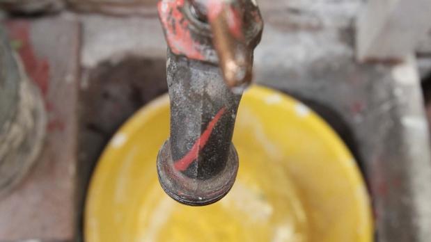 Desigual distribución de agua en la Ciudad