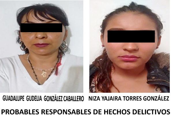 EJERCE LA PGJ CAPITALINA ACCIÓN PENAL CONTRA DOS PROBABLES NARCOMENUDISTAS DETENIDAS DURANTE CATEO