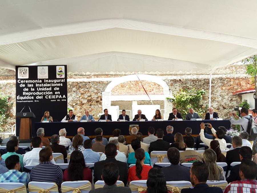 Gobernador inaugura Unidad de Reproducción en Équidos de la UNAM en Tequisquiapan