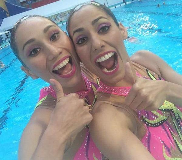 Listo dueto mexicano de nado sincronizado para torneo de infantas de España