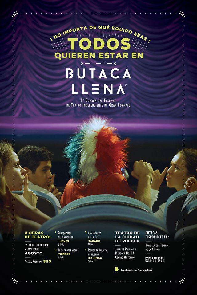 Alistan en Puebla el Primer Festival de Teatro Butaca Llena