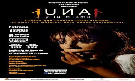 ESTRENARÃN LA OBRA DE TEATRO CON TÃTERES â€œUNA Y LA MISMAâ€, EN LA CASA DE LA CULTURA DE CANCÃšN