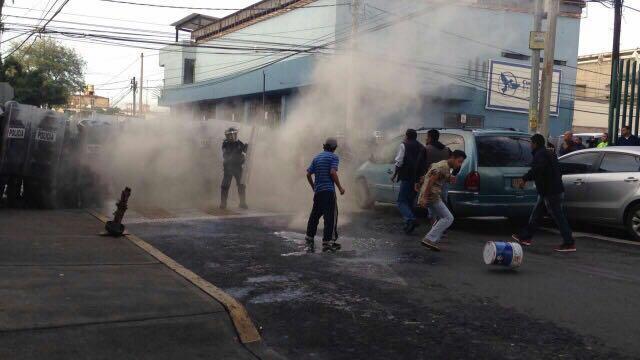 APOYA SSP-CDMX EN DESALOJO EN DELEGACIÓN VENUSTIANO CARRANZA