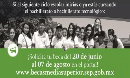 En Veracruz abierto el registro para becas de EducaciÃ³n Media-Superior