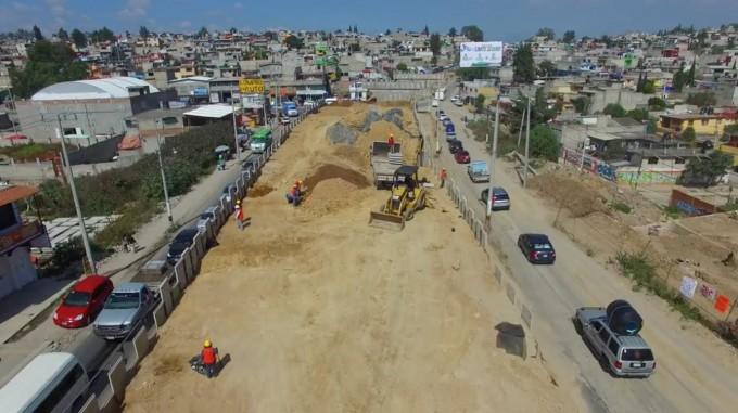 Avanza construcción de puente primavera en Nicolás Romero