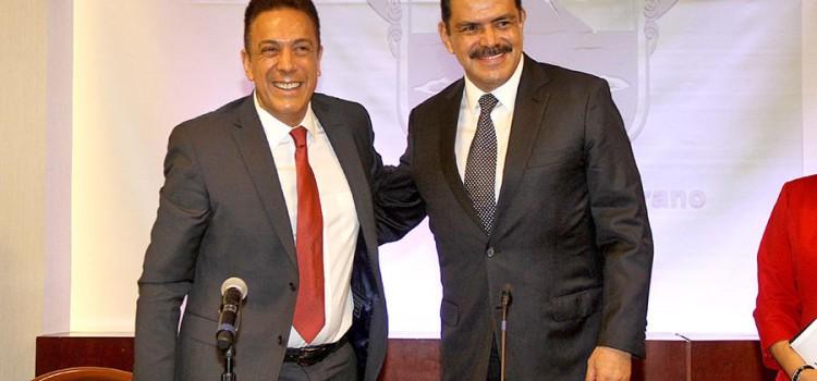 Gobernadores constitucional y electo, iniciaron los trabajos del proceso de transición