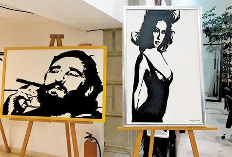 Agradece el pintor cubano Roberto Robaina, haber montado muestra con lo mejor de su obra