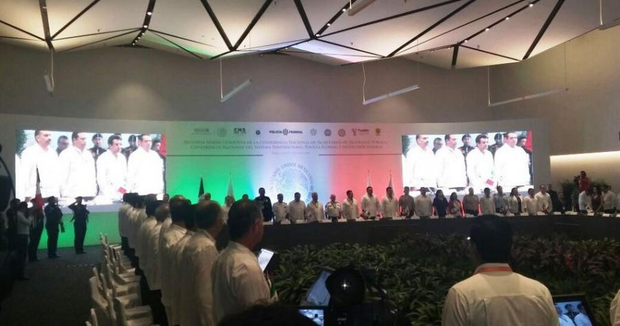 Q. Roo PRESENTE EN LA XV SESIÓN ORDINARIA DE LA CONFERENCIA NACIONAL DE Srtos SP, EN MÉRIDA, YUCATÁN