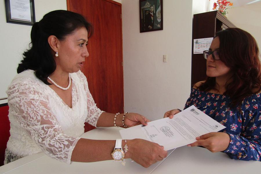 OTORGAN A ALUMNA DE CONALEP TLAXCALA BECA ACADÉMICA EN BELICE