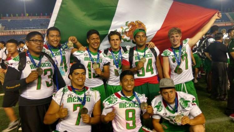 Gana México bronce en Mundial Sub19 de futbol americano