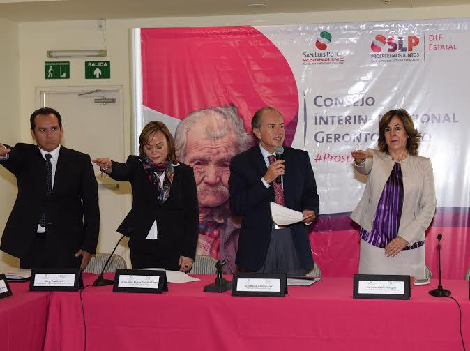 JM CARRERAS LÓPEZ INSTALA CONSEJO INTERINSTITUCIONAL GERONTOLÓGICO