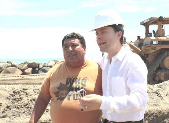 Con más de 70 mdp se construye el Malecón de Puerto Madero