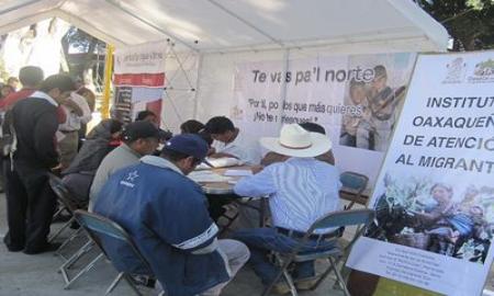 Gobierno de Oaxaca fortalece la atenciÃ³n y promociÃ³n de servicios en beneficio de migrantes