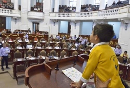 Participarán parlamentarios infantiles y adolescentes en diversos talleres durante esta semana