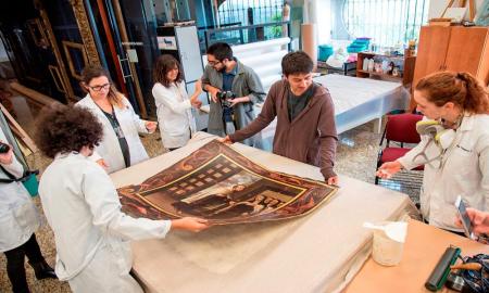 FUTUROS RESTAURADORES SE ADIESTRAN CON ACERVO DEL CASTILLO DE CHAPULTEPEC