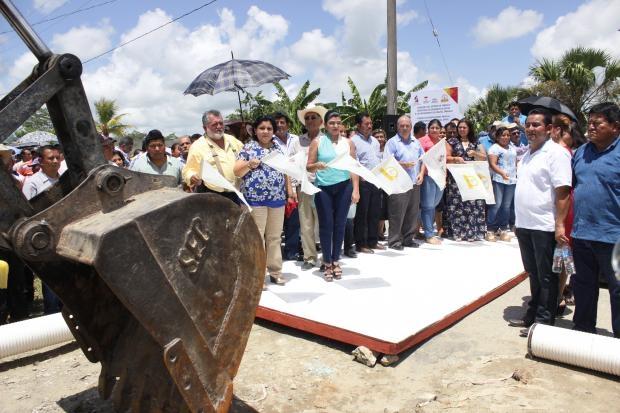 Inversión de 13.6 mdp en obra sanitaria en Jonuta