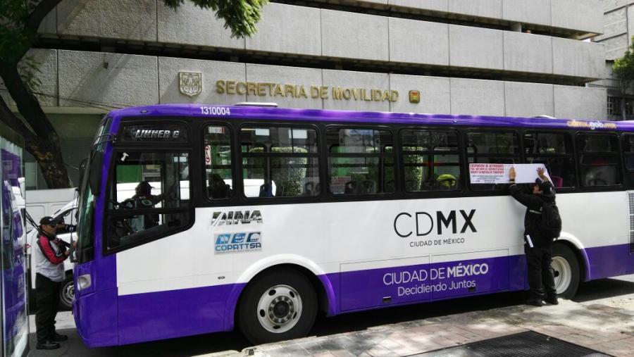 SEMOVI sanciona a unidad del corredor Pantitlán-Tepito-Toreo