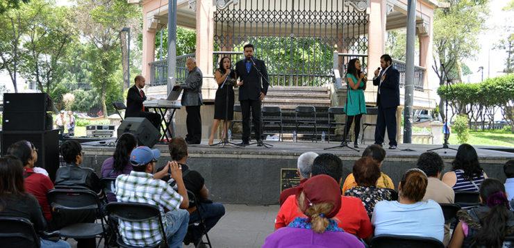 EL a€œENCANTO DEL CANTOa€ LLEGÓ AL JARDÍN HIDALGO