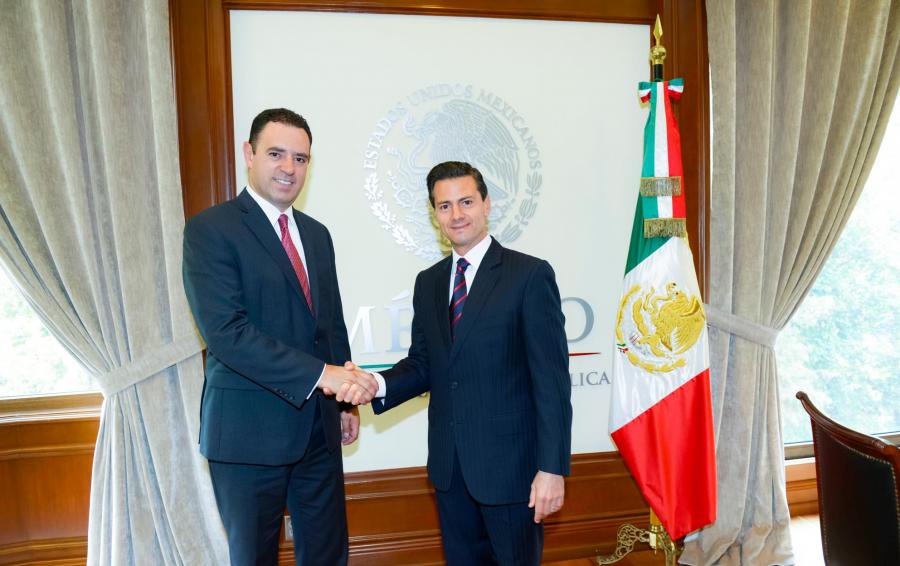 Reunión con el Gobernador Electo de Zacatecas