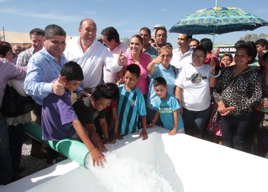 Inversión histórica en agua potable